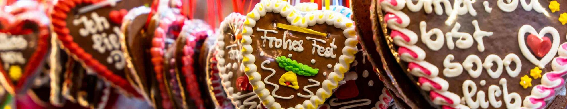 Lebkuchen Herzen Weihnachtsmarkt