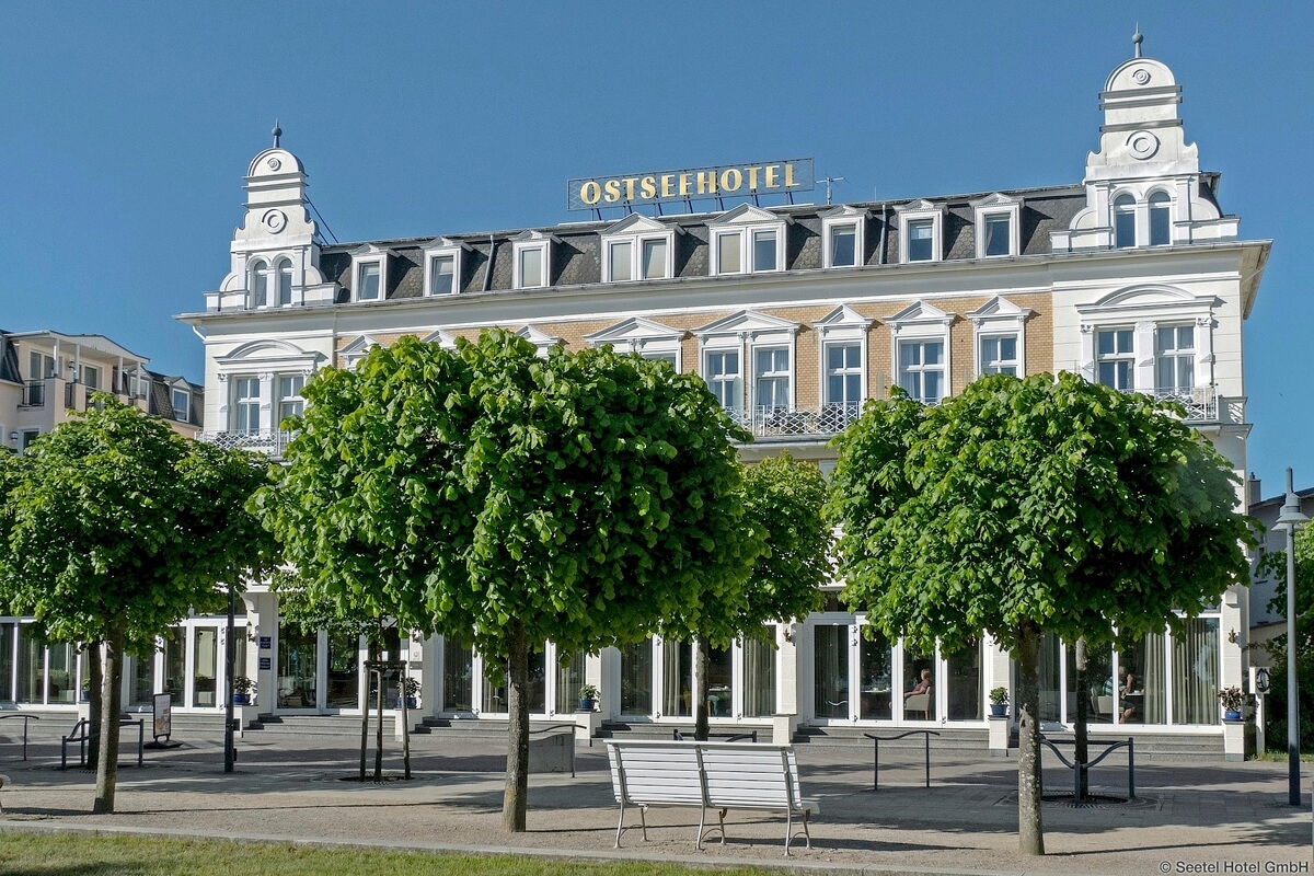 Ostseehotel in Ahlbeck auf Usedom an der Ostsee