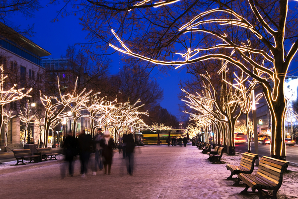 Lichterfahrt mit Weihnachtsmarkt