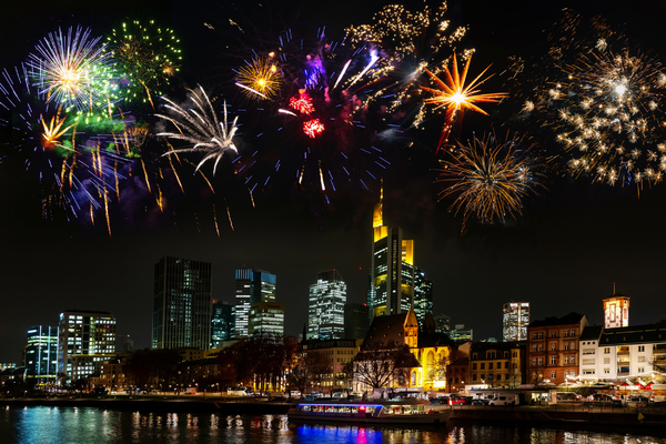 Silvesterfeier in Frankfurt
